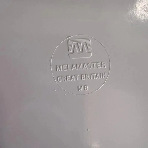 Vintage‎ Poppy Daisy Floral Teapot Stand Plate Kitchen Trivet Red White Melamine - Picture 5 of 8